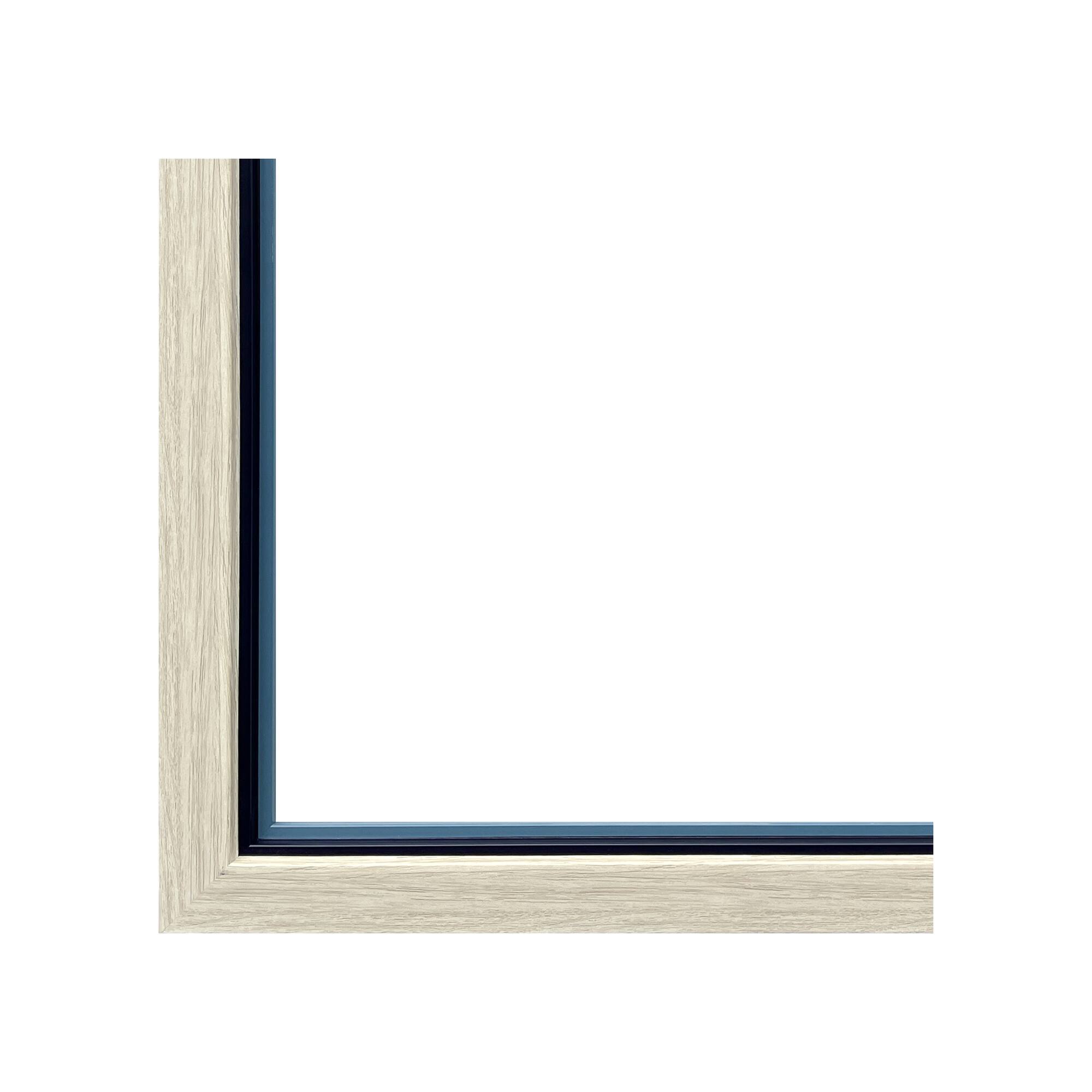 4 Opening 5" x 7" Natural Tan & Navy Collage Frame with Mat by Studio Décor®